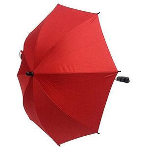 Baby parasol compatibel met zilver kruis Kensington rood