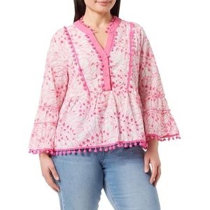 EYOTA dames tuniek, wit, roze., M