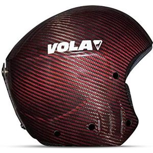 Vola FIS Carbon ELEMENT6 T M helm voor volwassenen, unisex, rood, M