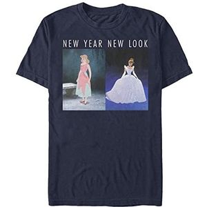 Disney Cinderella - New Year Look Unisex Crew neck T-Shirt Navy blue S