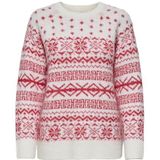 ONLY Trui 'ONLXMAS NORDIC'  rood / wit