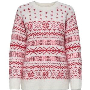 ONLY Onlxmas Nordic LS O-Neck Knt, Ballerina's voor dames, S, wolkentdanser, S