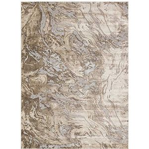 CONCEPT LOOMS, POLLO Area tapijt, 240cm x 80cm - abstract patroon, Taupe grijs