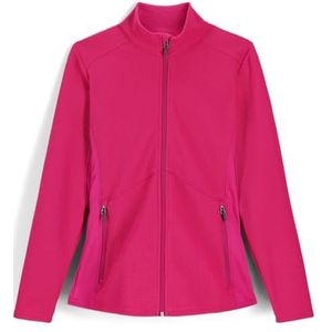 Spyder Bandita Full Zip Jacket Fleecejack voor dames, met doorlopende ritssluiting, orchidee, XS, orchidee, XS