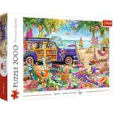 Trefl, Puzzel, Tropische Vakanties, 2000 elementen, Topkwaliteit, voor Volwassenen en kinderen vanaf 12 jaar
