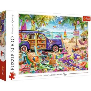 Trefl, Puzzel, Tropische Vakanties, 2000 elementen, Topkwaliteit, voor Volwassenen en kinderen vanaf 12 jaar