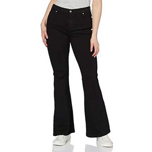 Dr. Denim Macy Bootcut jeans voor dames, Zwart, 24W x 30L (Fabrikant maat: S/30)