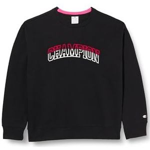 Champion Legacy Color Punch W-Light Powerblend Fleece Crewneck Sweatshirt voor dames, Zwart, XL