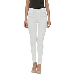 VERO MODA VMSOPHIA Skinny Jeans voor dames, hoge taille, skinny fit jeans, wit (bright white), (XL) W x 32L