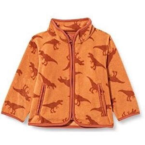 Playshoes Uniseks kinderjas Dinos fleece, oker, 86, oker, 86 cm