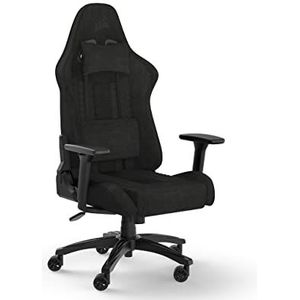 Corsair CF-9010051-WW TC100 Relaxed-Fabric Gaming Chair nylon zwart eenheidsmaat Eén maat