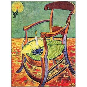 ArtPlaza TW91166 Van Gogh Vincent - Paul Gguin's chair decoratieve panelen, hout MDF, meerkleurig, 60 x 80 cm