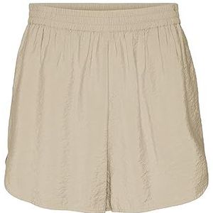 VERO MODA - LENA - Broek - Lichtbeige - High Waist - Regular Fit