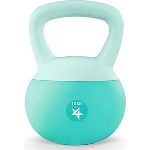 Yes4All DIOL Soft Kettlebell, 10 kg, Teal