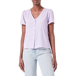 Only Onlolivia Sonja Life S/S Top Noos Ptm dames, Lavender/Aop: Fiona Ditsy, M