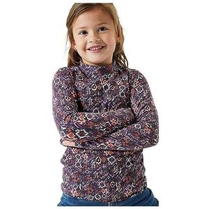 Garcia Kids T-shirt met lange mouwen voor meisjes, Blue Heather (9112), 92 cm