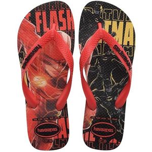 Havaianas Top Herois DC Flip Flop Heren, Wit Rood Chinees Zwart, 2 UK