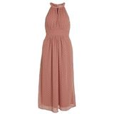 VILA - EDEE - Zomerjurk - Roestrood / Pastelrood - Mouwloos - 3/4 Lengte