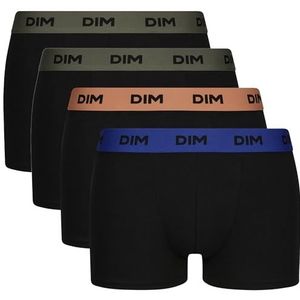 Dim Boxershorts voor heren, mix en kleuren, katoen, stretch, 4 stuks, Urban Pack, M