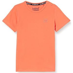 Koko Noko Nigel hemd voor jongens, oranje/rood, 0 maanden