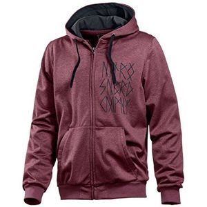 Nitro Heren Zip Hooded Sweatshirt Black Magik ZHD