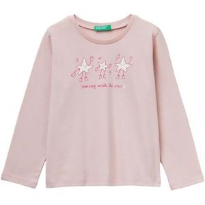 United Colors of Benetton T-shirt M/L, Roze, 5 jaar