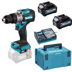 Makita DF001GD201 Accuboormachine 40 V max. / 2,5 Ah, 2 accu's + oplader in MAKPAC