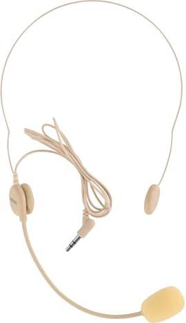 NEEWER Microfoonheadset, mono track voor bekabelde spraakversterker, standaard 3,5 mm TRS-connector jack hoofd microfoonstekker voor leraren, fitnesscoaches, toeristische gidsen, openbare luidsprekers