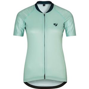 Ziener Dames NAIALA fietsshirt/fietsshirt - mountainbike|racefiets - ademend, sneldrogend, elastisch, korte mouwen, licht mint, 34