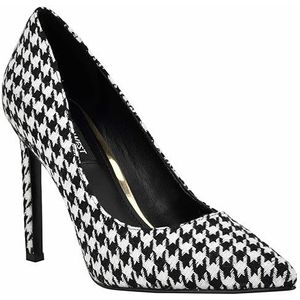 NINE WEST Tatiana Damesschoenen met gesloten teen, black houndstooth 008, 40 EU