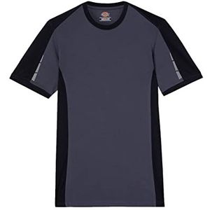 VF Dickies UK Heren Dickies PRO TEE T-shirt, grijs/zwart, S