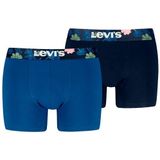 Levi's - Boxer Flower - Boxershorts - Blauw - 2-Pack