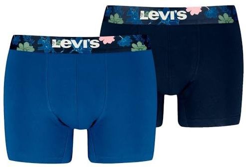 Levi's - Boxer Flower - Boxershorts - Blauw - 2-Pack