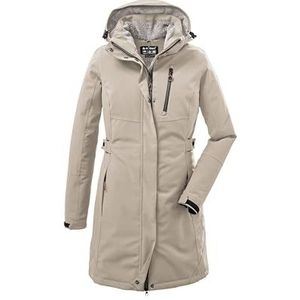 killtec dames Functionele parka/parka met afritsbare capuchon KOW 165 WMN PRK, hell taupe, 38, 37726-000