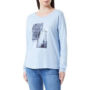 Blue Seven Dames T-shirt met lange mouwen T-shirt, kiezel, 38