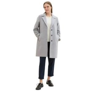 TOM TAILOR Damesmantel, 21373 - Medium Silver Grey Melange, XL
