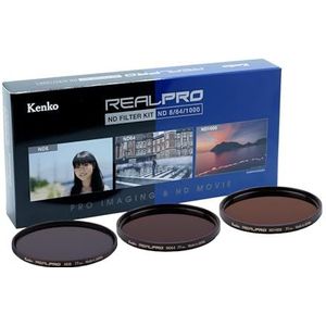 Kenko REALPRO ND filterset ø52mm, ND8/64/1000, inclusief opbergkoffer