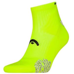 HEAD - Quartersokken - Geel - Polyamide - Vochtregulerend