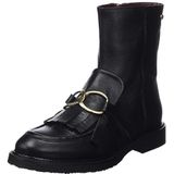 Fred de la Bretoniere Parijs met decoratieve details, enkellaars, zwart, 36 EU, zwart, 36 EU