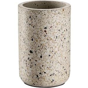 APS Terrazzo 36150 Flessenkoeler, hoogwaardige container van beton met meubelvriendelijke onderkant