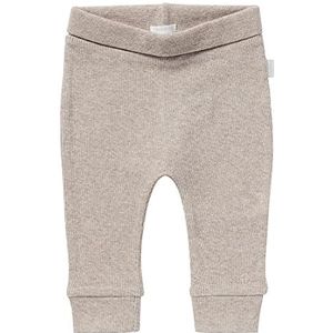 Noppies Unisex baby U Pants Comfort Rib Naura broek, Taupe Melange - P757, 68 cm