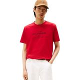 TOMMY HILFIGER - Shirt - Rood/Zwart - T-shirt