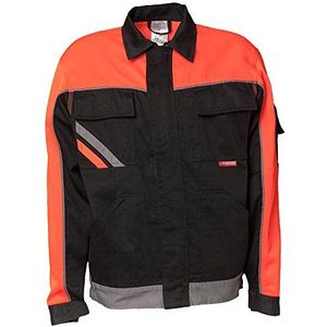 Planam taillejas Visline V1, maat 54, zwart/oranje/zink, 2411054