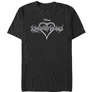 Disney Kingdom Hearts - Kingdom Logo Unisex Crew neck T-Shirt Black 2XL