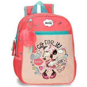 Disney Minnie Lovin Life Voorschoolrugzak, meerkleurig 23 x 28 x 10 cm, microvezel, 6,44 l, 50 hojas, kleuterschoolrugzak