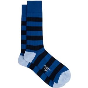 Hackett London Rugby sokken voor heren, blauw (blauwe print), L, Blauw (Blauwe Print), Large