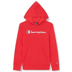 Champion Legacy Icons B-Ultralight Spring Terry Sweatshirt met capuchon voor kinderen en jongens, Rood, 15-16 jaar