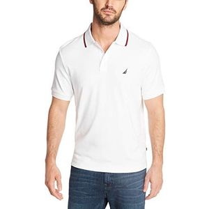 Nautica Men's Big and Tall Classic Fit Short Sleeve Solid Tipped Collar Soft Polo Shirt