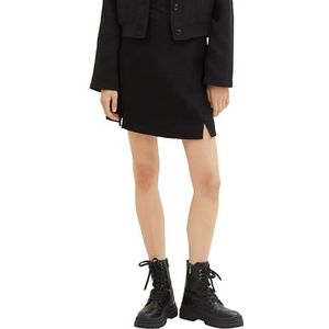 TOM TAILOR Denim Mini-rok voor dames, 14482 - Deep Black, M