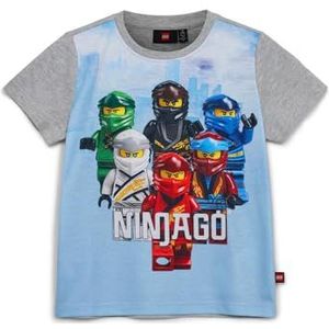 LEGO T-shirt voor jongens, gemengd grijs, 104 cm